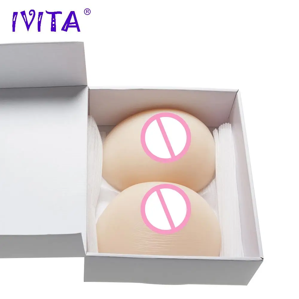 IVITA 1600 г искусственные реалистичные силиконовые формы груди полностью