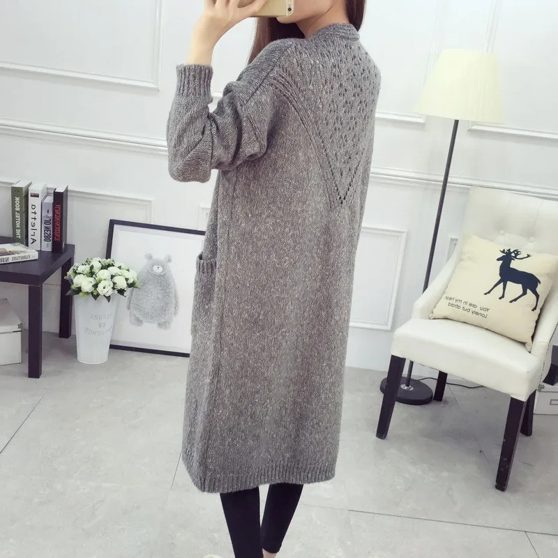 Новинка Осень-зима 2019 модный свитер большого размера с карманами для беременных