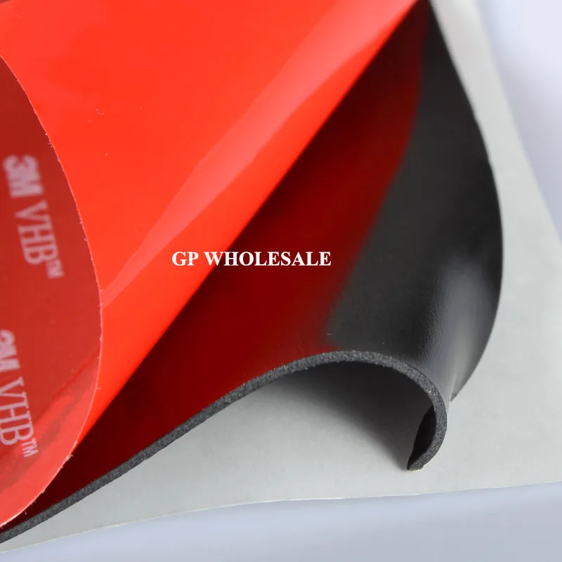 100mmx50mm Black 3M VHB 5952 Heavy Duty Double Sided Adhesive Acrylic Foam Tape Free Shipping | Канцтовары для офиса и дома