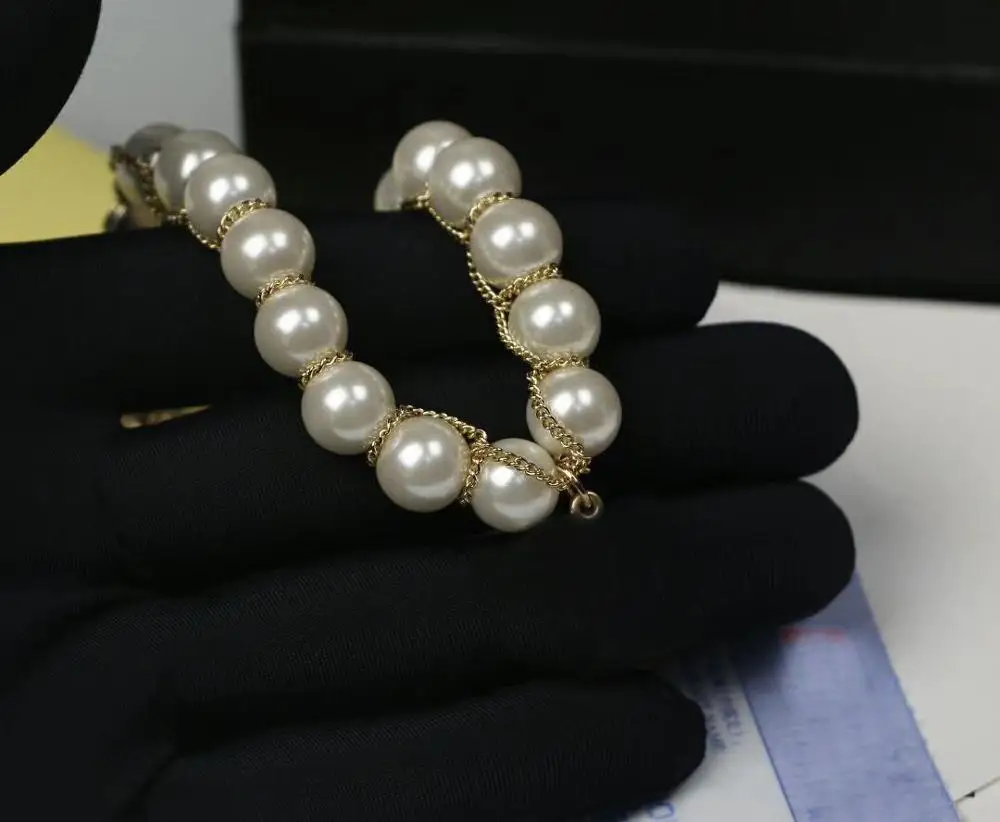 Новинка 2019 стильный женский браслет с жемчугом в ретро стиле имитация жемчуга