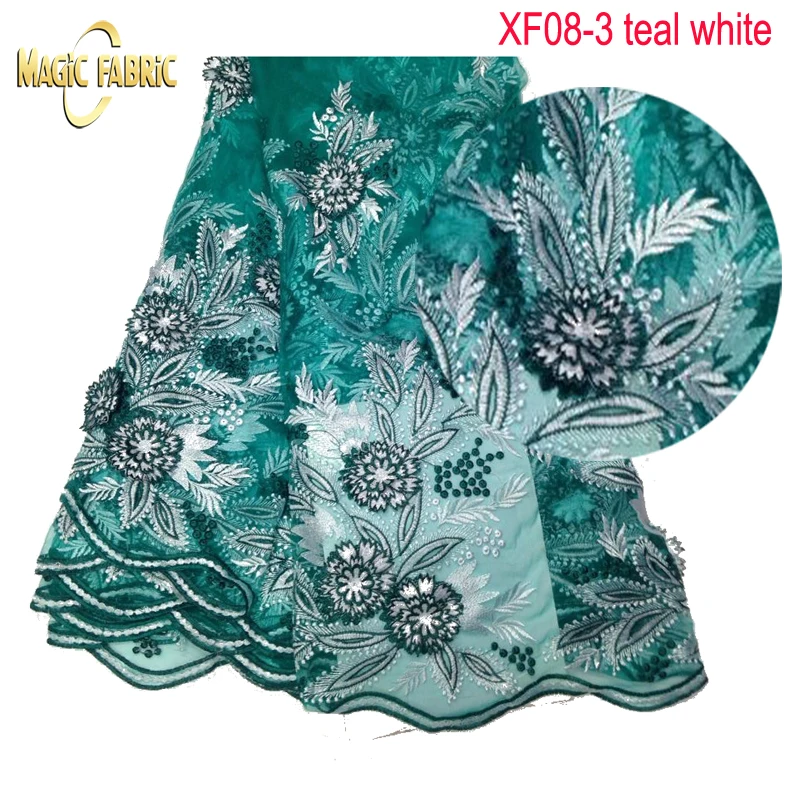 Хороший красочный Африканский чистая кружевной ткани Мода стиль высокого класса