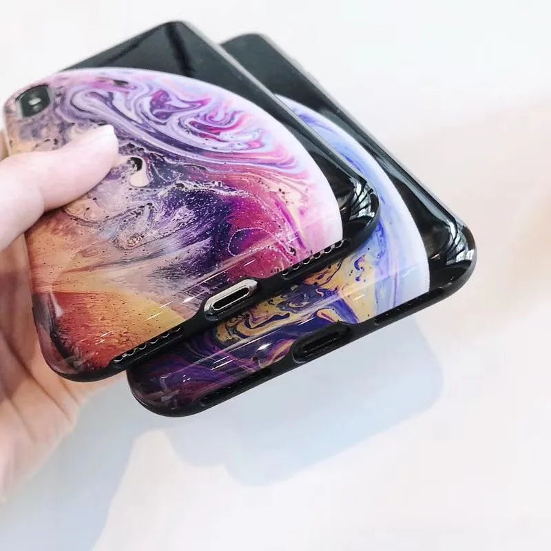 JIBAN Роскошные модные планета пара телефонных чехлов для iphone XS Max XR X 6S 6 6plus 7 plus 8