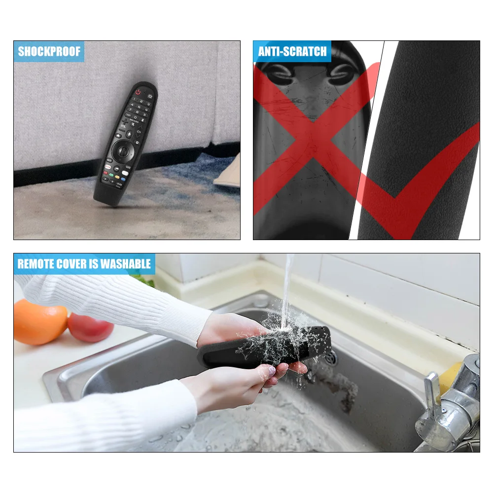 Ударопрочный силиконовый пульт дистанционного управления чехол Крышка для LG 3D