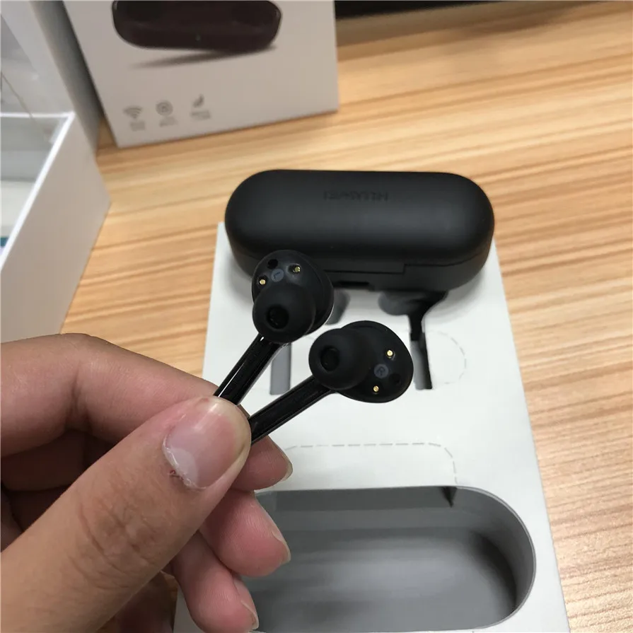 Новые оригинальные HUAWEI FreeBuds беспроводные Bluetooth наушники с микрофоном Музыка SportFashion сенсорная гарнитура Handfree динамический+ баланс