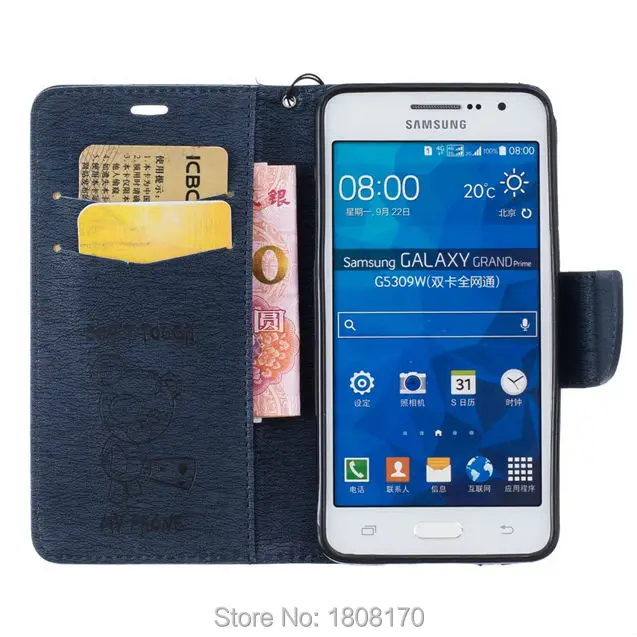 Кожаный чехол-кошелек с медведем для Samsung Galaxy S5 S6 S7 Edge Grand Prime MOTO G4 G5 Plus LG G6 K10 2017 NOKIA 6