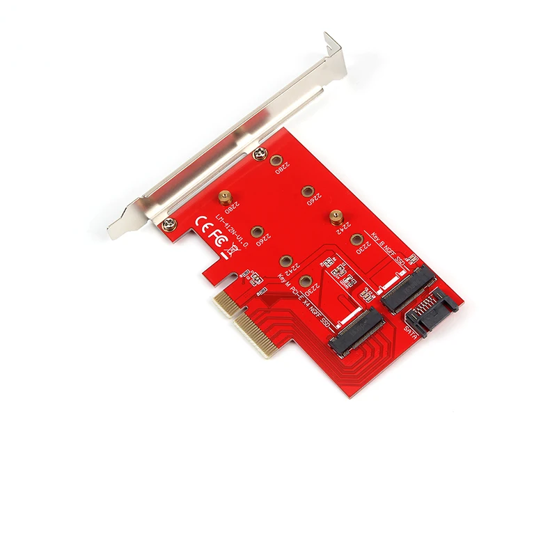 Плата расширения 20 шт./лот PCI E X4 к NGFF M.2 карта адаптера с поддержкой ключа B & M|Платы