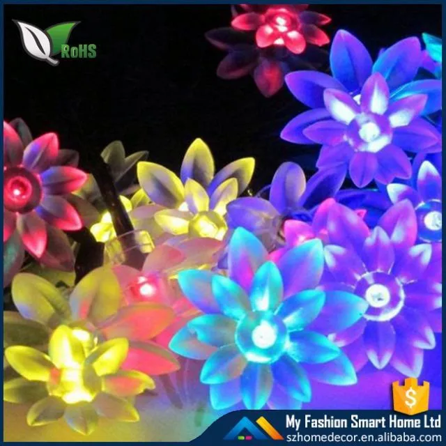 200 светодиодов венок на дереве Солнечный свет шнура мощность Рождество