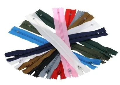 MIX COLOR Aisling DIY ремесла длина 20 см красочные закрытые нейлоновые молнии для шитья брюк и сумки сумка Карандаш Чехол аксессуары P019 - Цвет: MIX COLOR