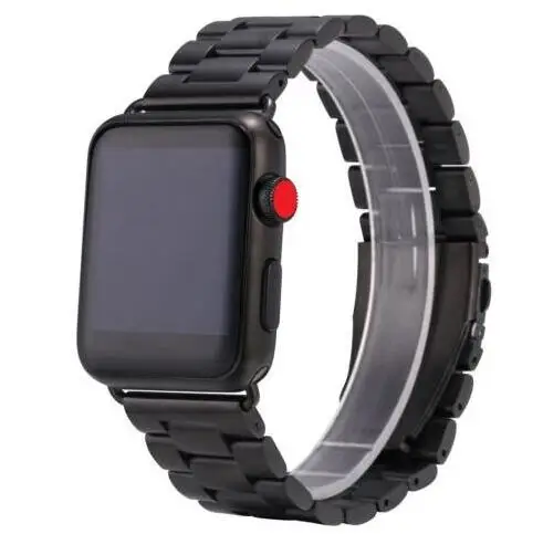 STEEL BLACK Спортивные умные часы серии 4, умные часы для apple iphone 5, 6, 6s, 7, 8, X plus, для samsung, умные часы honor 3, sony, 2, android - Цвет: STEEL BLACK