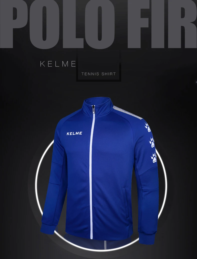 KELME Мужская Спортивная тренировочная куртка, ветрозащитная куртка для отдыха, куртка для футбола, баскетбола, бега, 3881324