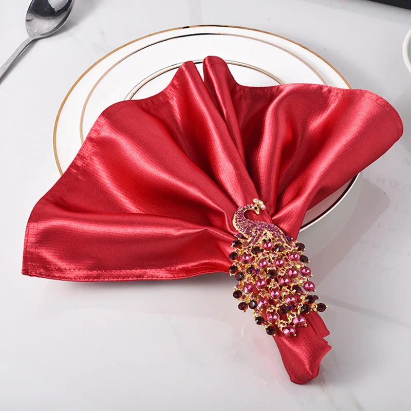 10 шт./лот роскошная модель украшение для комнаты и дома пряжка салфеток