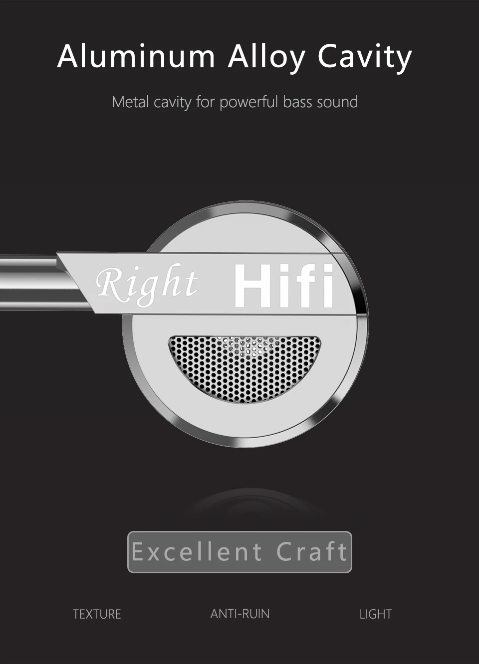 Professional Metal Earphone MK6 Hifi Headset with Microphone Stereo Earbuds for Mobile Phone Samsung Xiaomi fone de ouvido