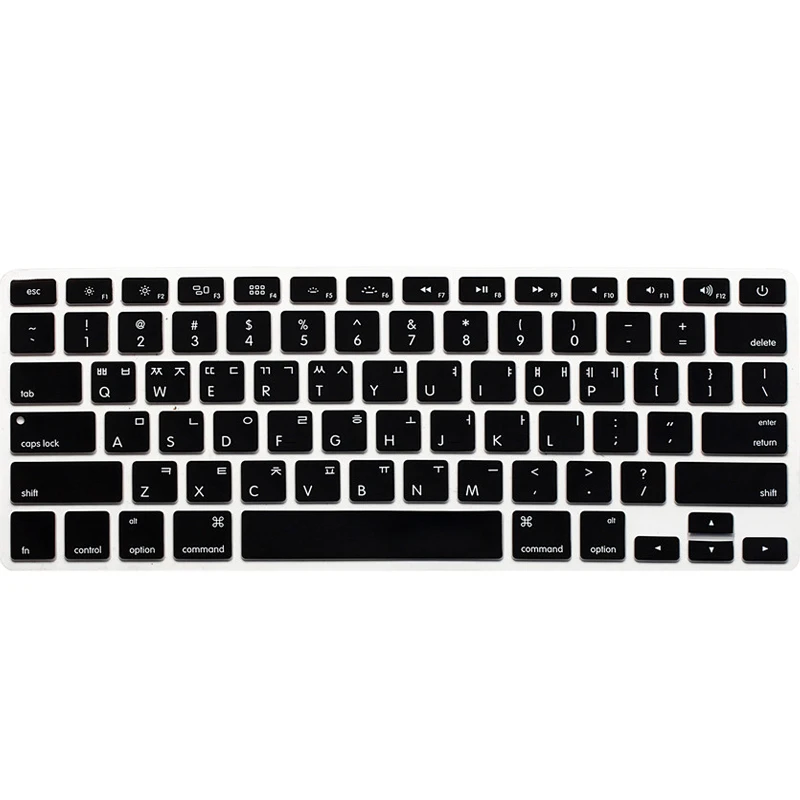 Новая Корейская версия клавиатуры силиконовая защитная пленка для Apple Macbook Air 13 Mac