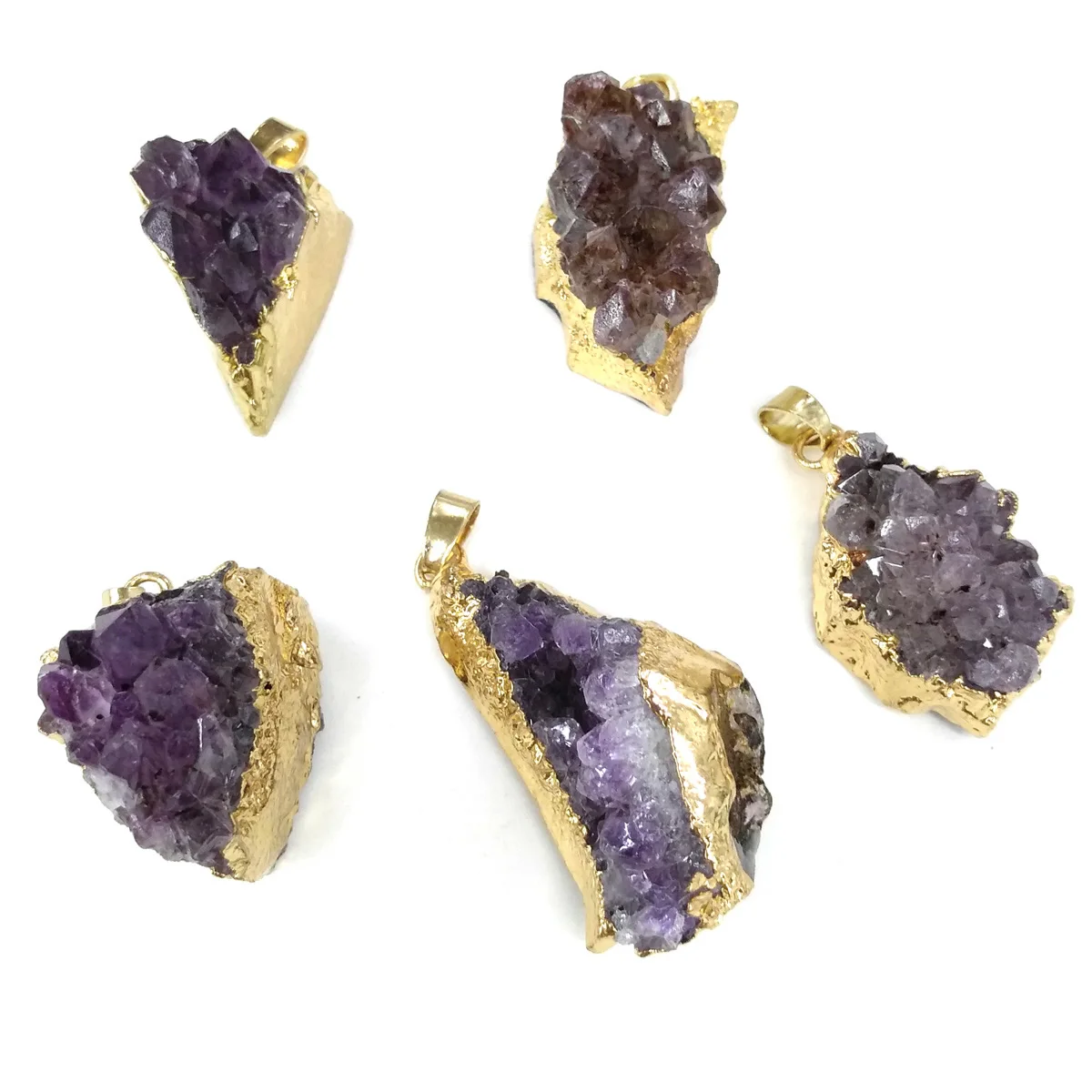 

Natural Stone Hot Selling Trendy Agates Pendants Necklace Pendant for Jewelry Making DIY Necklace Size 18x37-37x22mm