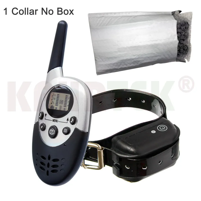 1 Collar without Box Новинка 400 Yard перезаряжаемый электронный дистанционный ошейник для дрессировки собак M86N с 8 уровнями вибрации и ударов 28630180609 - Цвет: 1 Collar without Box