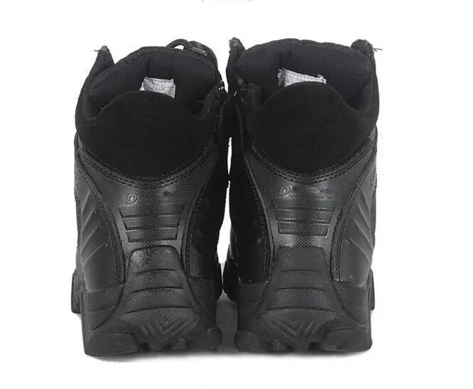 Мужские рабочие армейские ботинки Delta SWAT черные дизайнерские тактические с