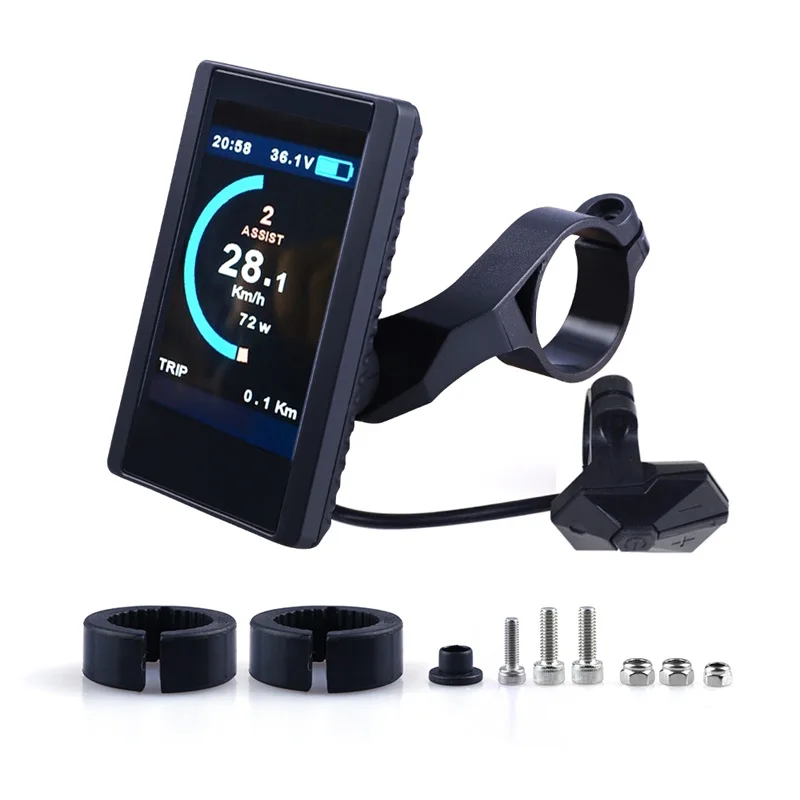 Электрический велосипед TFT дисплей DPC18 850C 500C SW102 C965 C961 750C Bluetooth для BAFANG BBS Mid Drive двигатель велосипед ebike компьютер - Цвет: 850C display