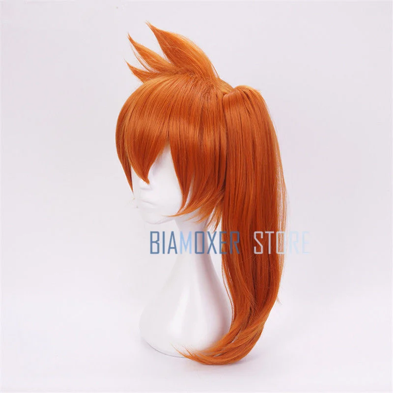 Парик для косплея Biamoxer My Hero Academy Boku no Hiro Akademia Itsuka Kendo Orange Ponytail| |