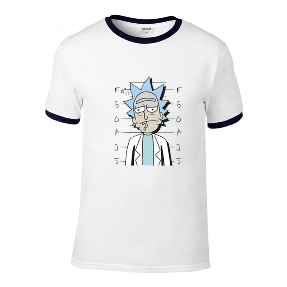 Футболки Rick And Morty футболки с коротким рукавом мужские Бесплатная доставка