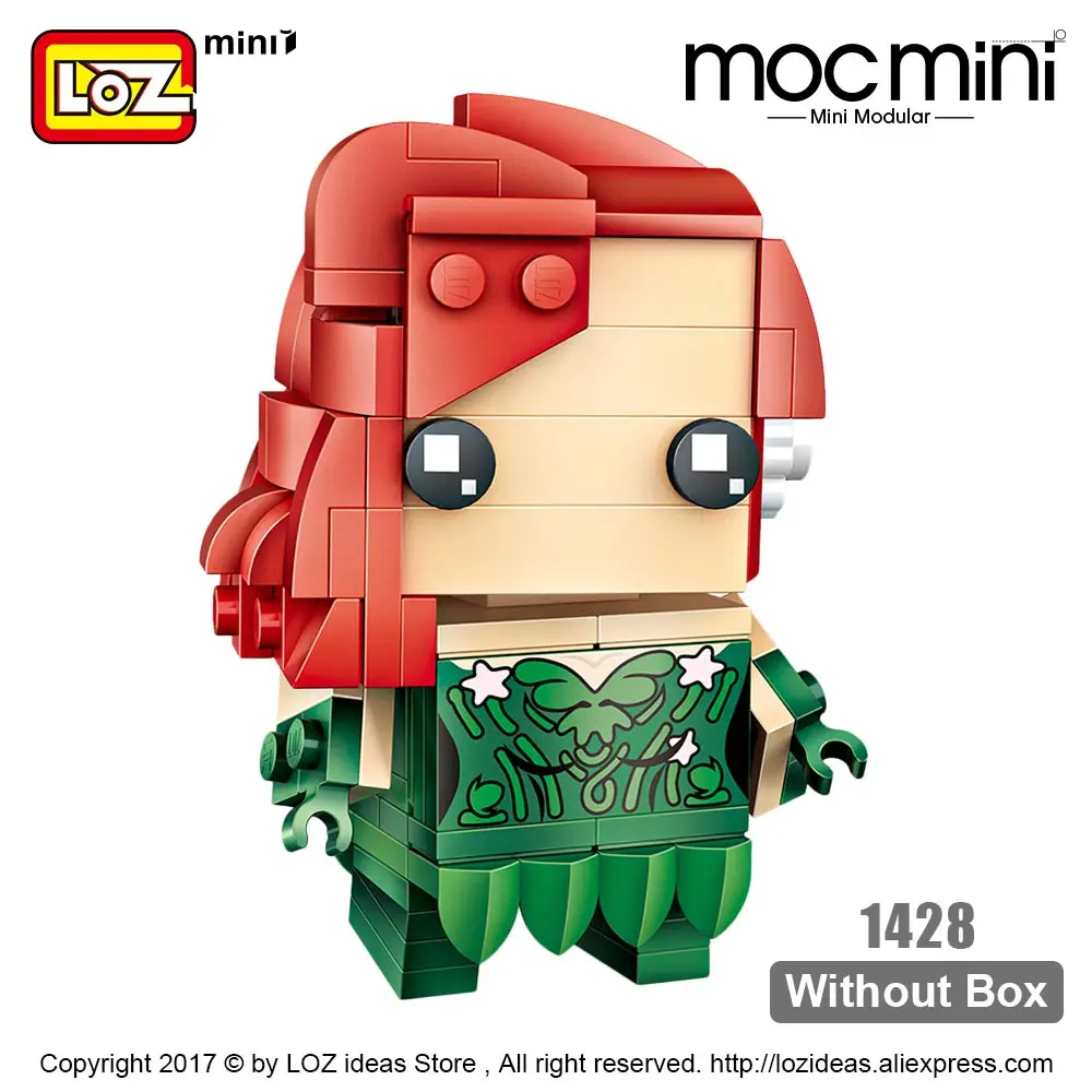 1428 Without Box Лоз мини-блоки Супер Герои Супергерои экшн-фигурка строительные сборочные игрушки и хобби brick Heads развивающие - Цвет: 1428 Without Box