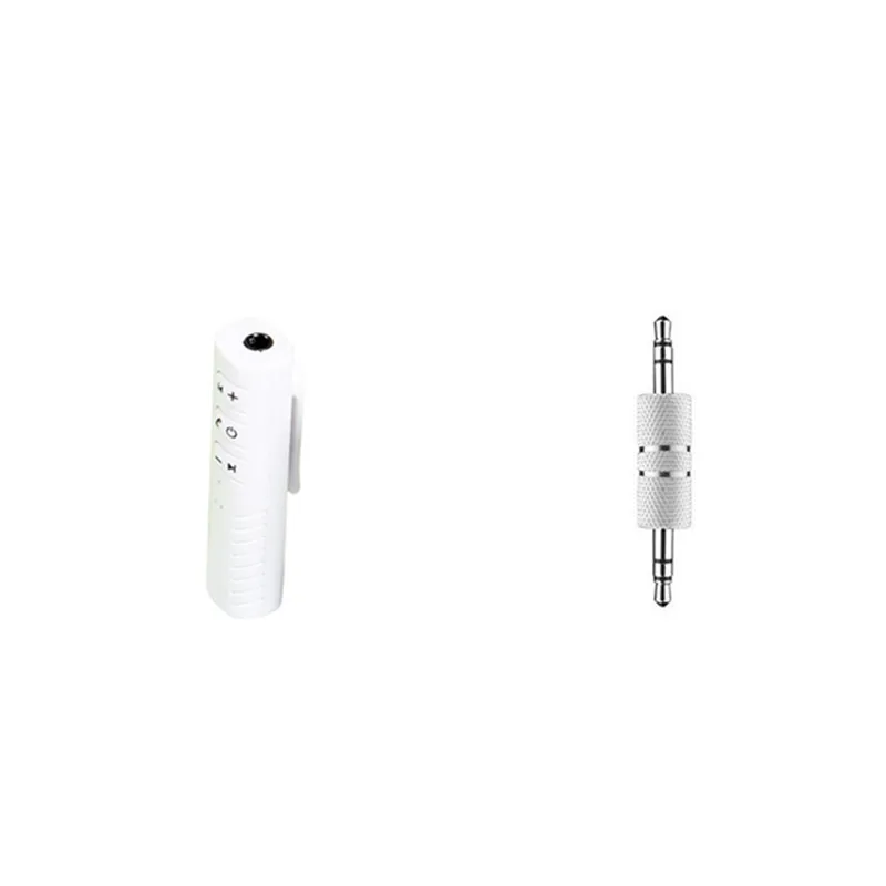 Белый Bluetooth приемник автомобильный Bluetooth AUX 3,5 мм музыкальный Bluetooth аудио приемник Громкая связь вызов автомобильный передатчик Авто адаптер - Цвет: Белый