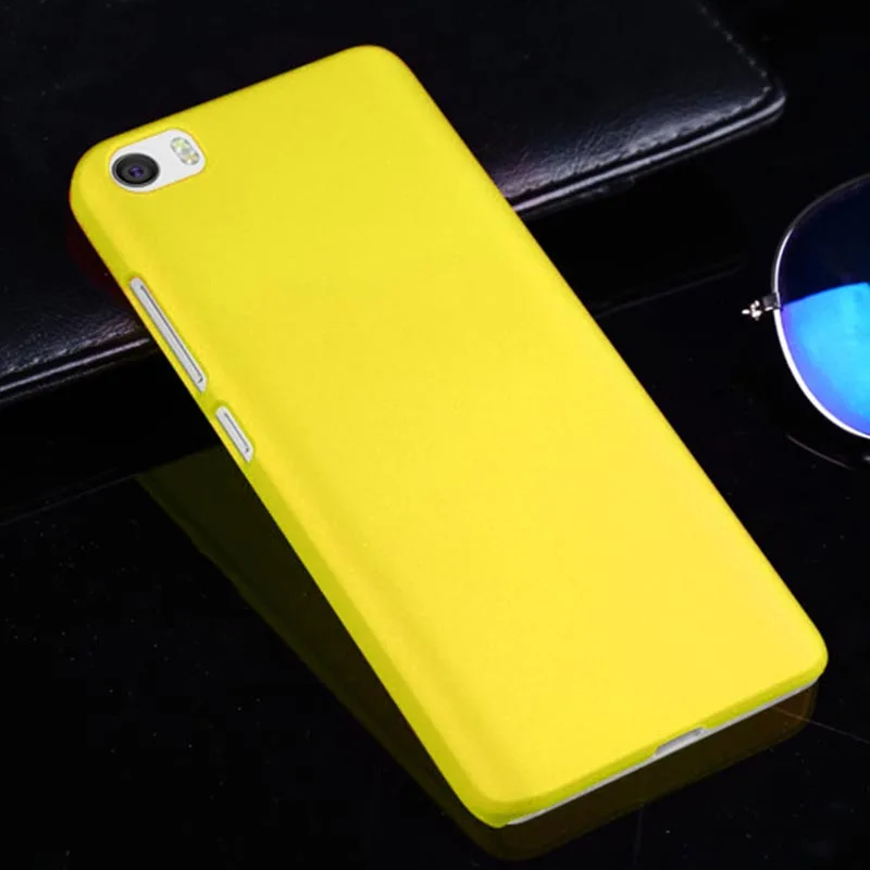 Yellow Матовый пластиковый чехол 5,15 для Xiao mi 5 чехол для Xiao mi 5 mi 5 M5 Pro Prime High Edition чехол-лента на заднюю панель - Цвет: Yellow