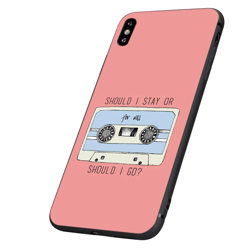 Черный чехол ТПУ для iphone 5, 5s, se, 6, 6s, 7, 8 plus, x, 10, силиконовый чехол для iphone XR, XS, 11 pro, MAX, чехол, странные вещи