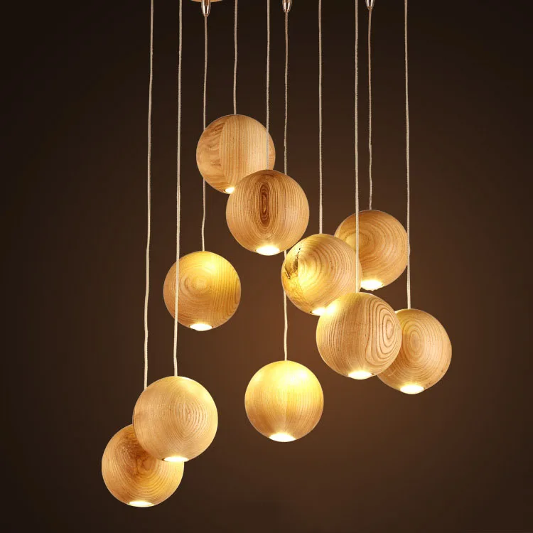 В скандинавском стиле творческой личности Отель гостиная освещение древесных