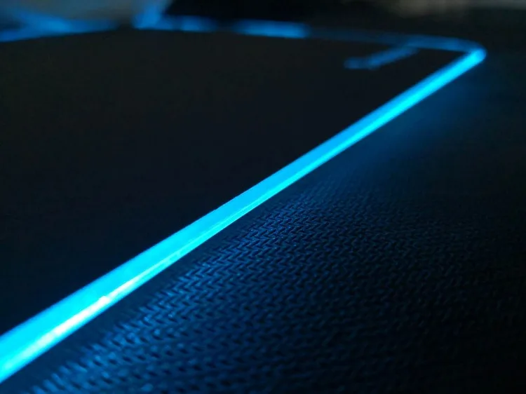 1 шт. USB RGB Chroma игровой коврик для мыши красочный дышащий светодиодный коврик для мыши с подсветкой отпечаток пальца сенсорное управление жесткий материал нескользящий