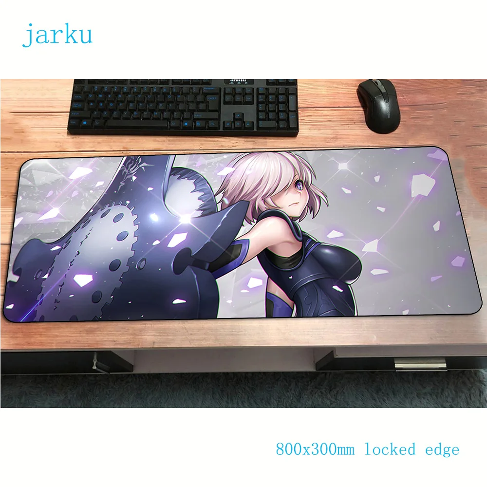 Fate grand order коврик для мыши геймерский ПК 800x300x2 мм notbook коврик для мыши игровой коврик для мыши большой милый коврик для мыши стол коврик для мыши