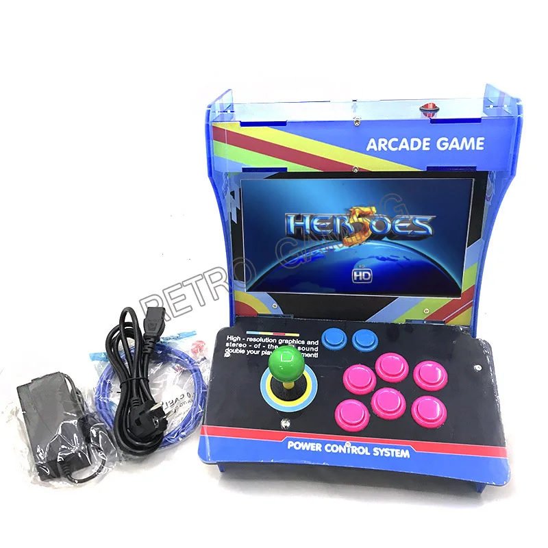 1" lcd Мини акриловый шкаф аркадная игровая машина Heroes 5 Pandora 9H 2199 в 1 консоль с джойстиком кнопки plug and play