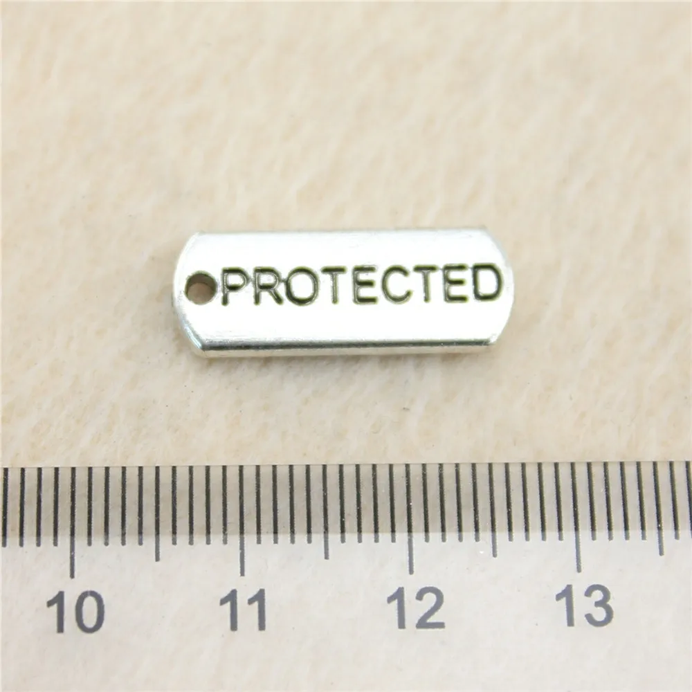 21x8mm 10 шт микс серебряных шармов для самостоятельного изготовления ювелирных изделий, товары для рукоделия, Подвески для Мужчин, Ювелирные изделия - Окраска металла: 21x8mm