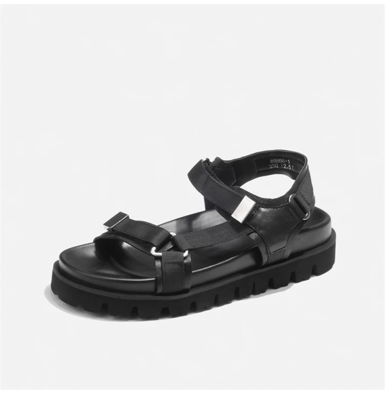 Горячее предложение! Распродажа! Американские размеры; мужские сандалии-гладиаторы на липучке; летние пляжные сандалии из натуральной кожи на толстом каблуке; мужские сандалии с увеличенной высотой