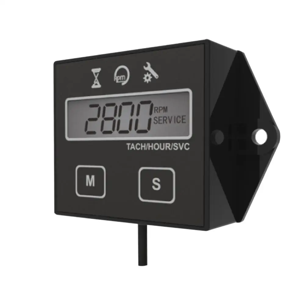 Тахометр с цифровым дисплеем индуктивный тахометр ЖК-дисплеем для двигателя