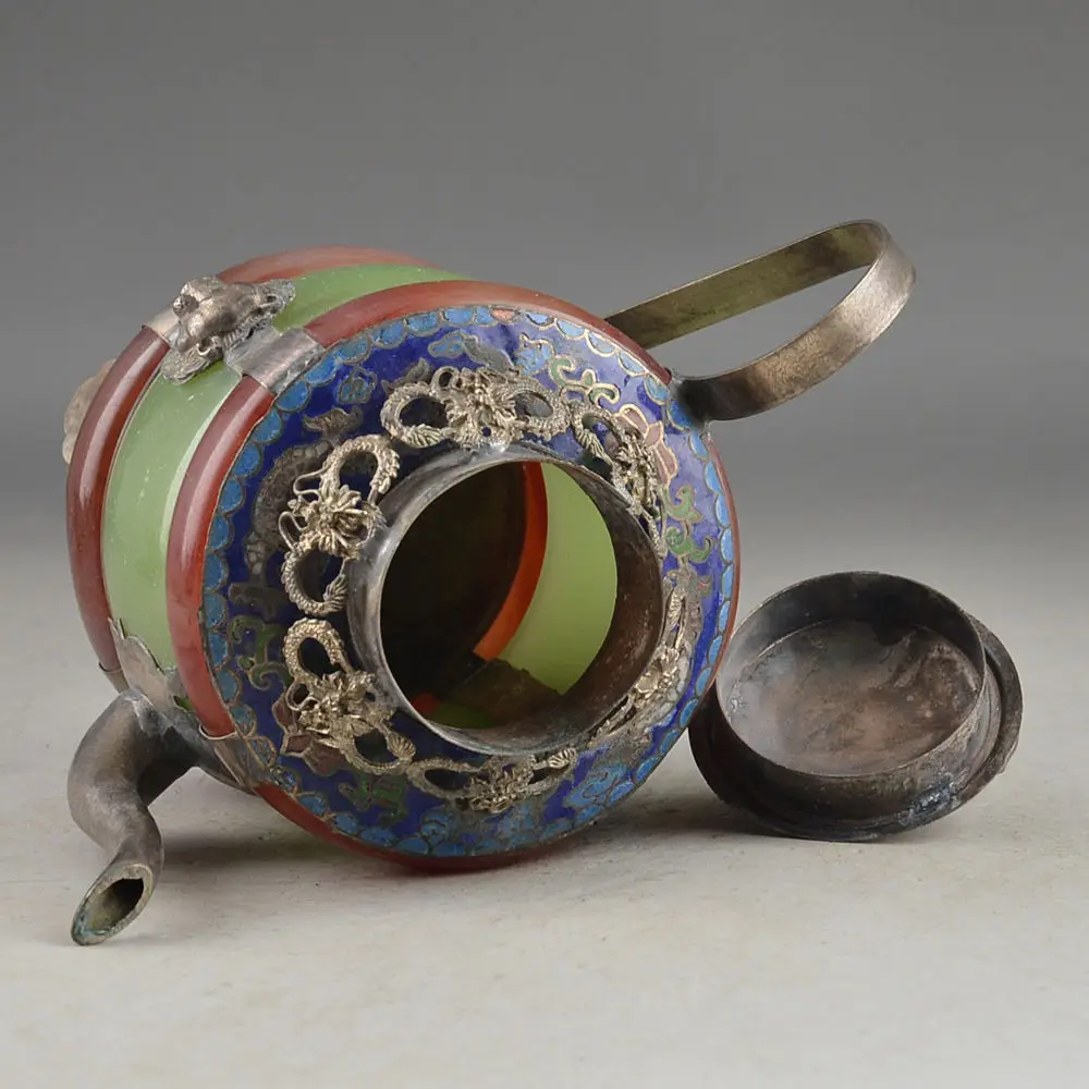 Прекрасный Китайский коллекционный старинный нефрит ручной работы