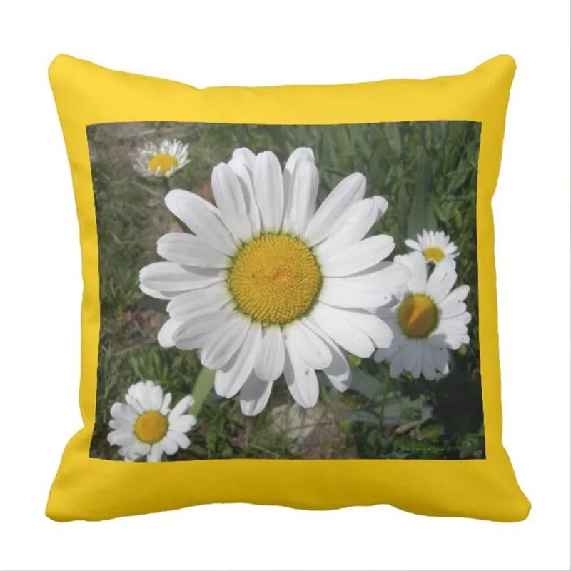 Чехол-Подушка Shasta Daisy in hot pink | Дом и сад