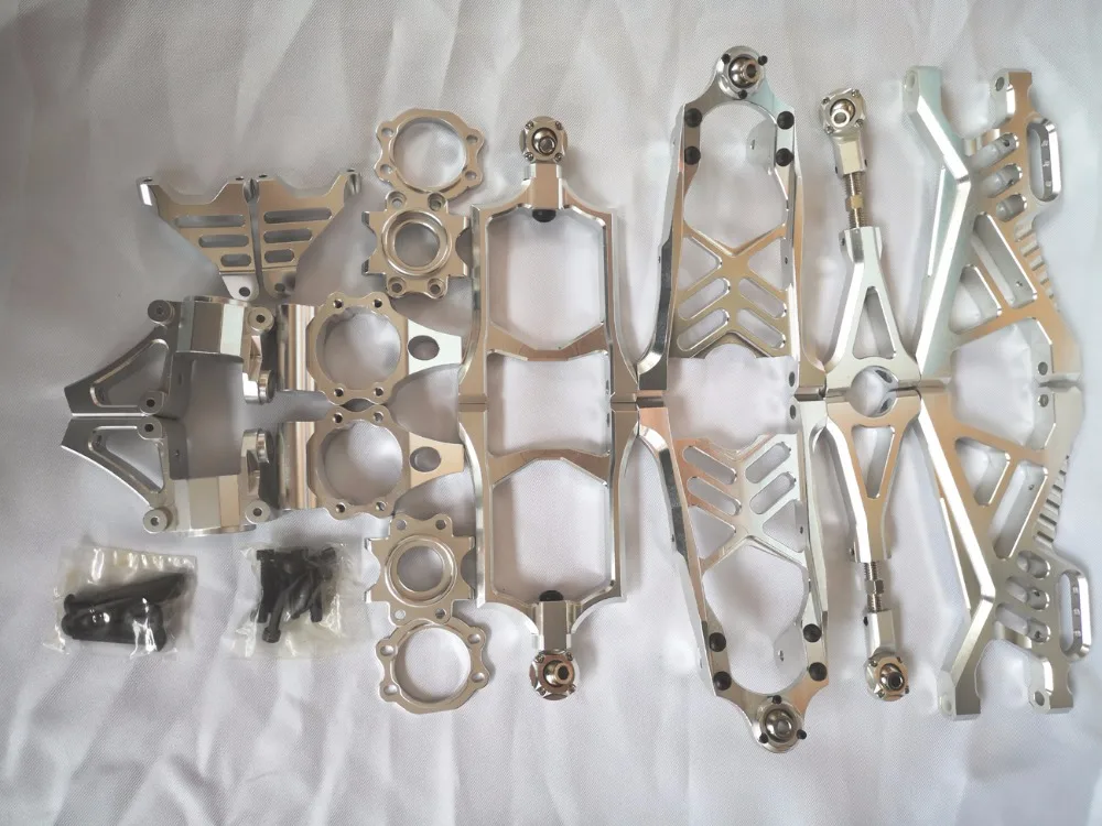 Алюминиевая передняя/задняя + нижняя/верхняя Подвеска втулка для HPI Baja 5b. Ss 5t KM