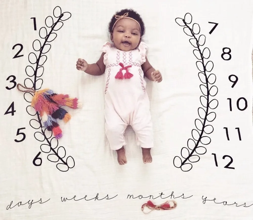 Фон для фотографирования новорожденных|Хлопчатобумажные одеяльца| |