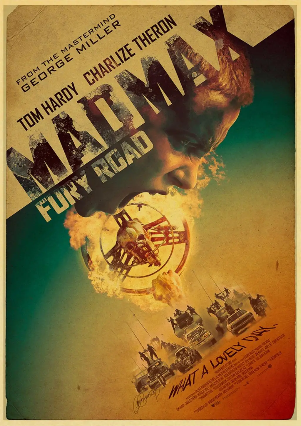 Фильм плакат MAD MAX Арт Ретро плакат Принт фильм картина для гостиной украшение стены живопись обои