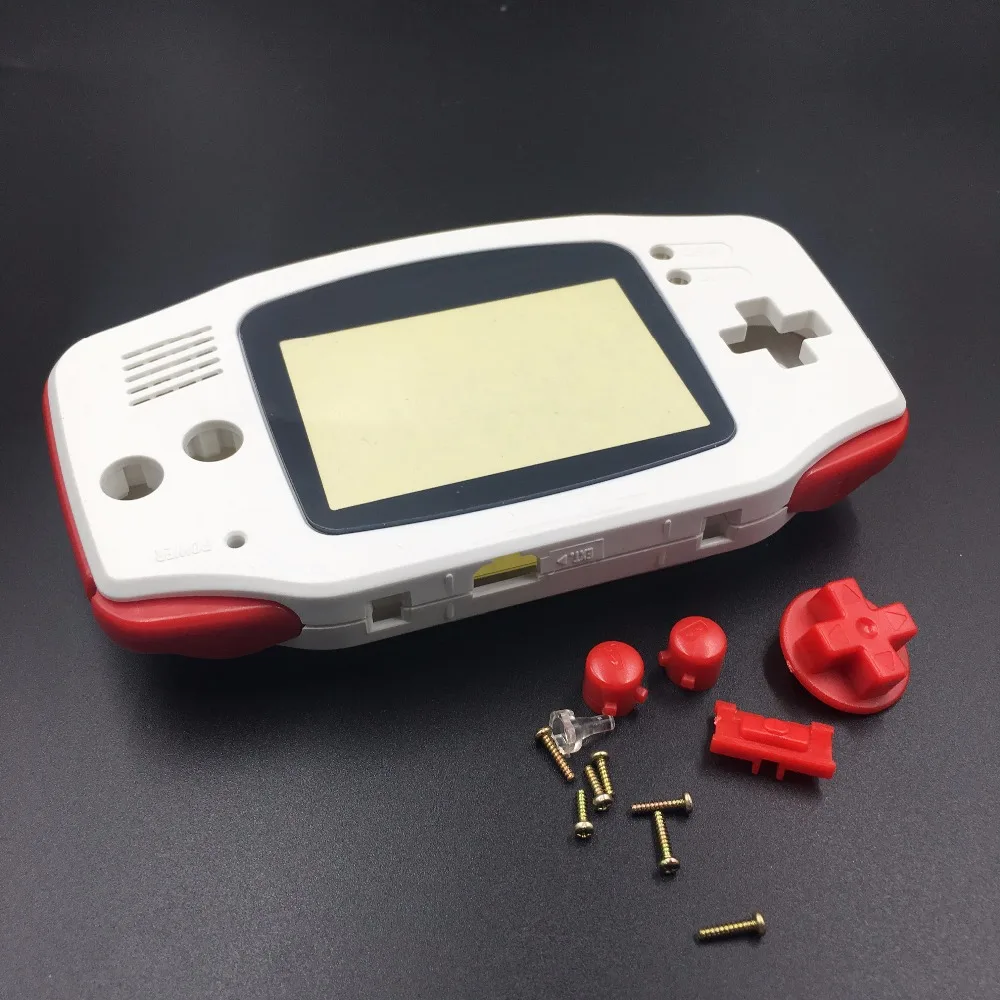 Белый сменный корпус для экрана nintendo Game Boy Advance GBA