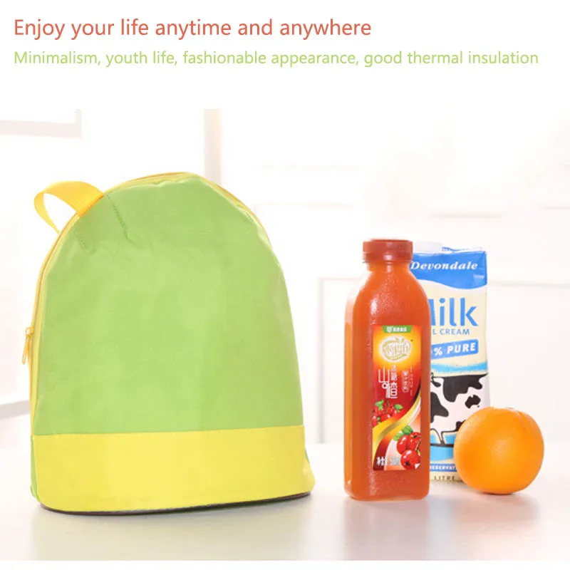 1 PC Portable Lunch Box Dot Pattern Tote Cooler Bags Food Container Thermal Insulated Bento Pouch Lunch Bag