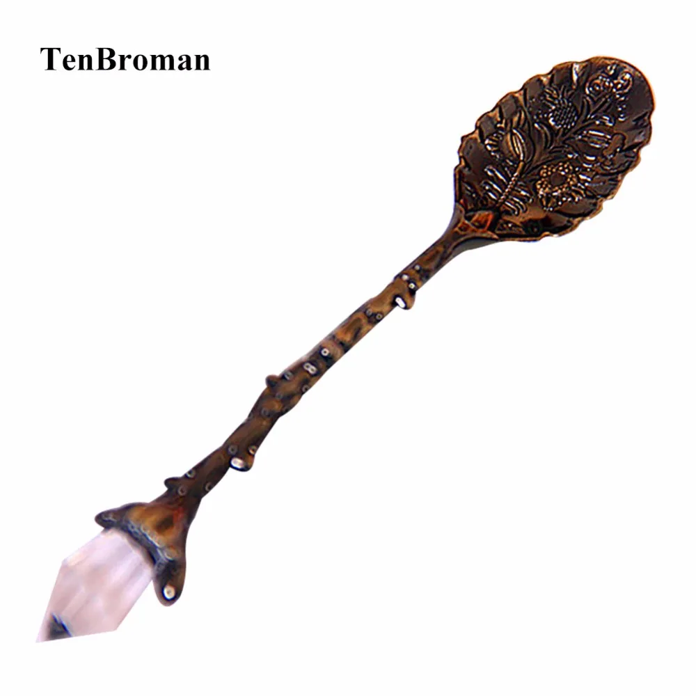 TENBROMAN 12 шт. Королевский Стиль Ретро Модные Винтажные чайные кофейные скобы