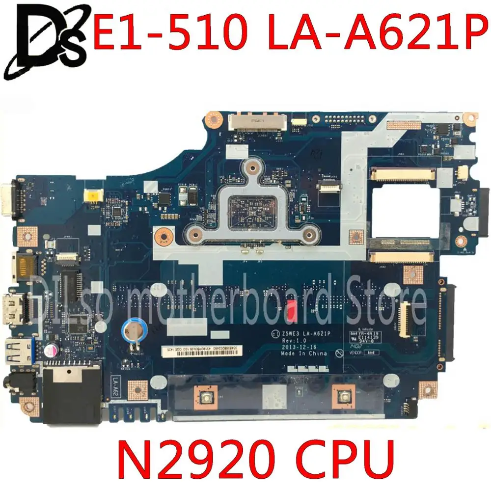 KEFU Z5WE3 LA-A621P материнская плата для acer aspire E1-510 E1-510G E1-510-2500 Материнская плата ноутбука N2920 Процессор Тесты работы