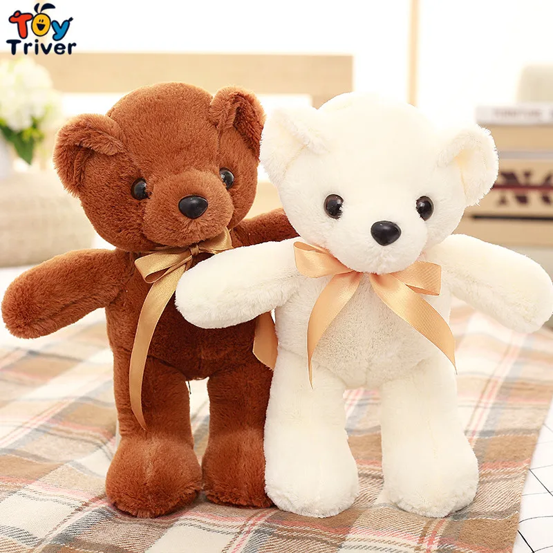 31 см мультфильм фиолетовый коричневый белый розовый плюшевый мишка плюшевая