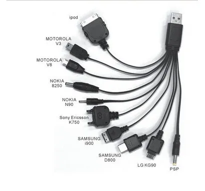 Оптовая продажа Новый 5 шт./лот USB Мобильный телефон зарядное устройство