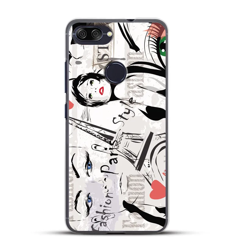 For Asus Zenfone Max Plus M1 ZB570TL X018D Case Matte Soft TPU Cartoon Silicone Cover Shell ASUS |