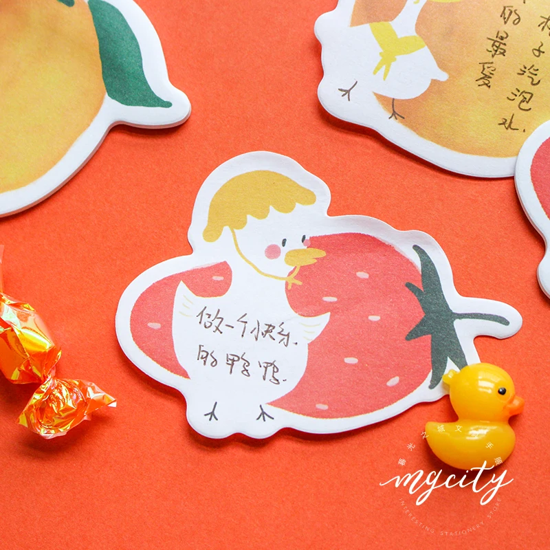 Cute sweet Fruit park sticky memo pad notepad paper message note Wholesale | Канцтовары для офиса и дома