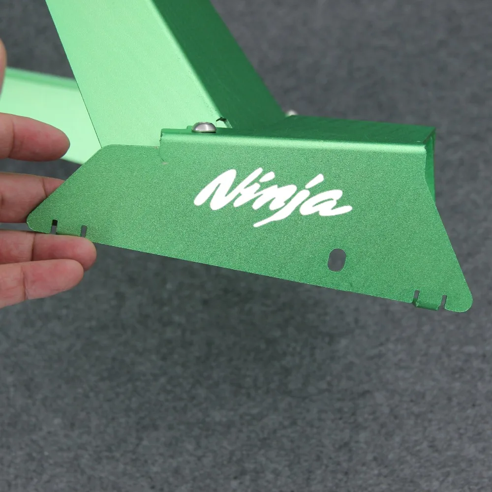 Логотип NINJA для Kawasaki NINJA 400 250 GARY зеленый черный CNC защита цепи мотоцикла и заднее крыло комплект брызговиков