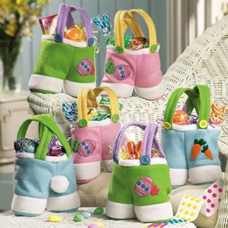3 шт. высокое качество милые пасхальные штаны в форме кролика конфетная сумка