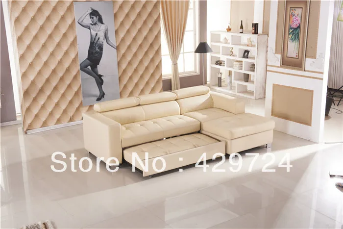 Бесплатная доставка диван кровать современный французский дизайн из кожи